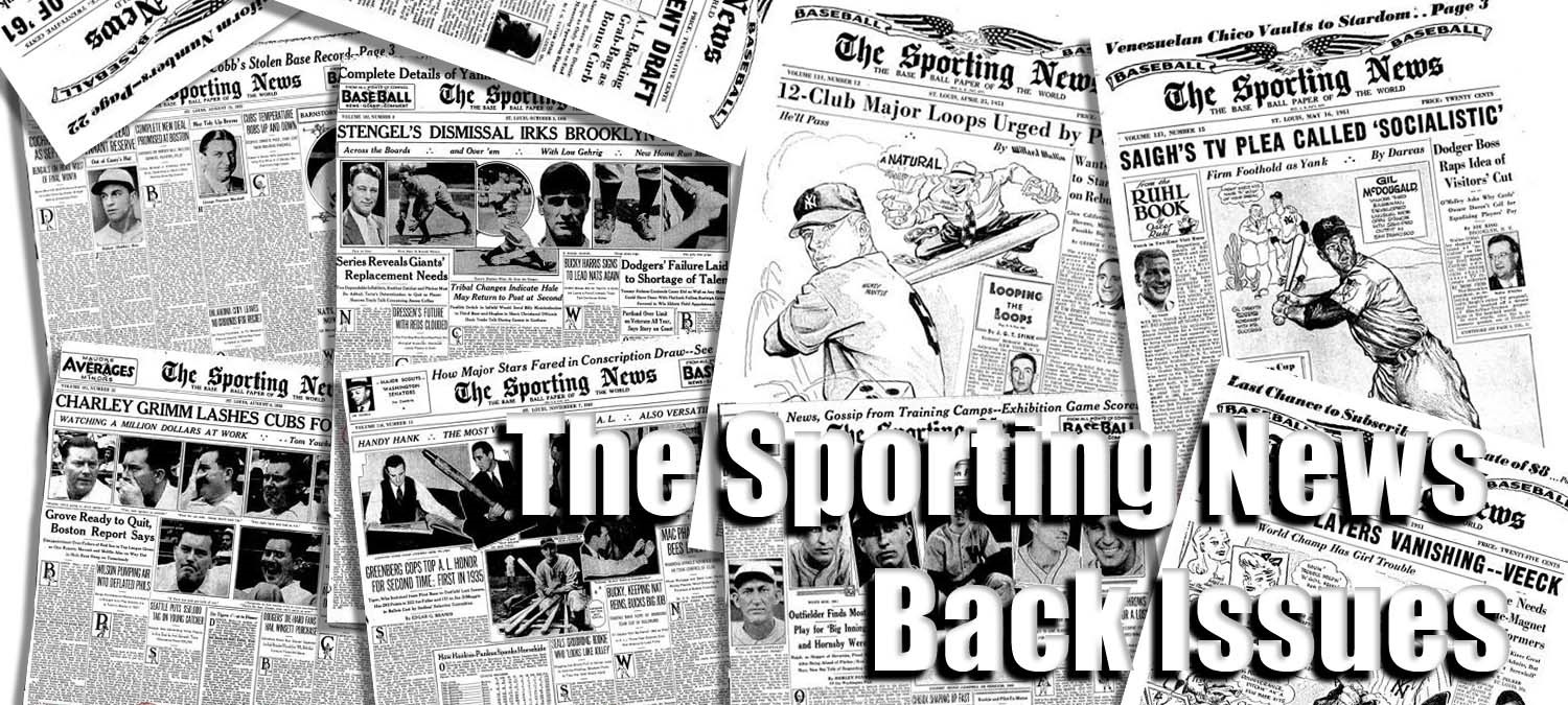 The Sporting News (TSN) Back Issues